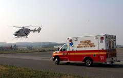 RFD Medic 1 and University Medevac at Reading Airport