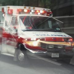 Blurred Ambulance